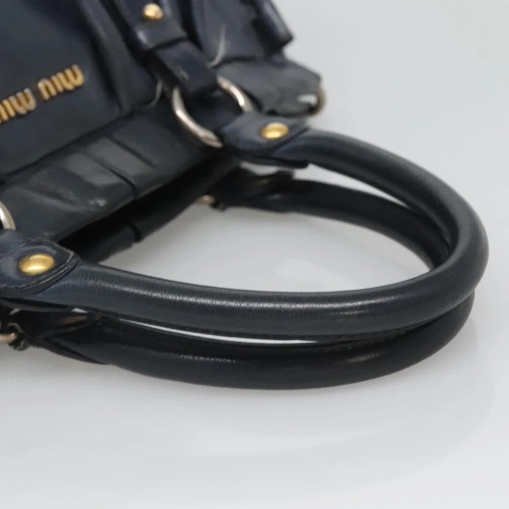 Vintage Miu Miu Bag - Navy Leather