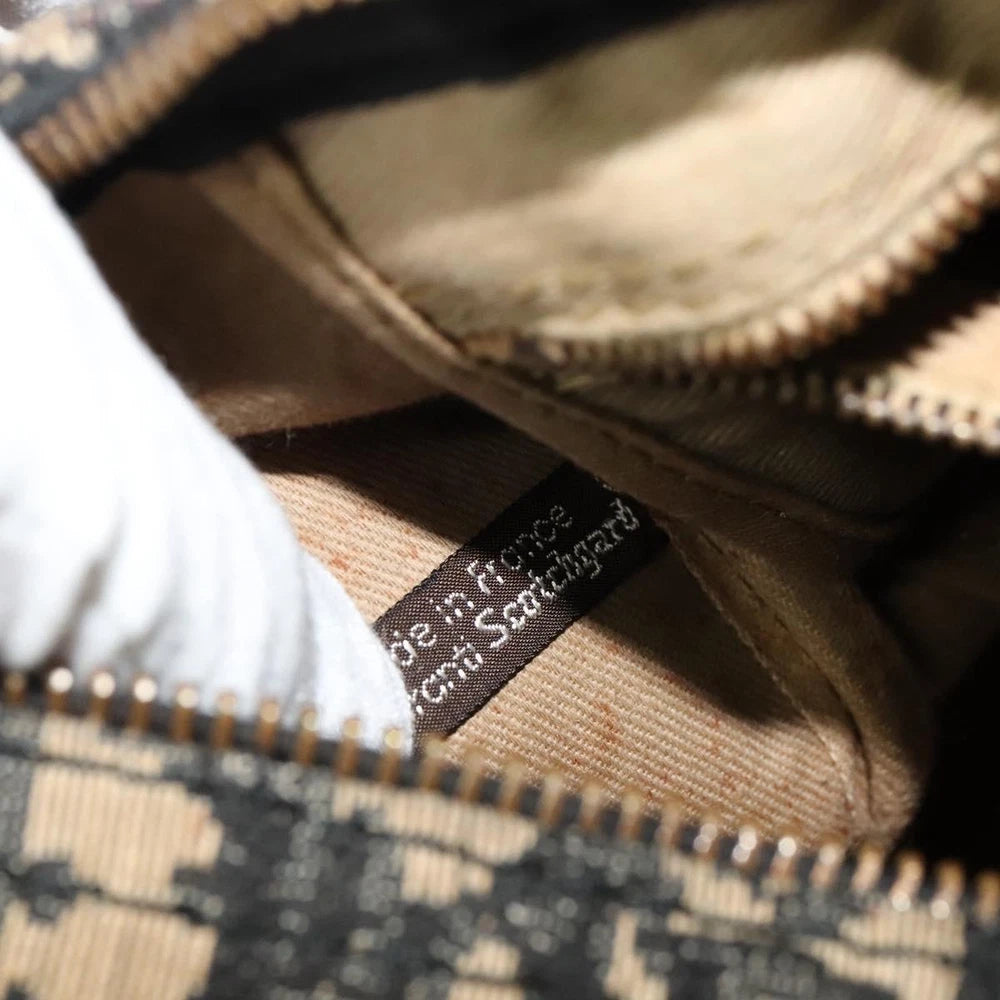 CHRISTIAN DIOR BOSTON BAG 30 TROTTER CANVAS