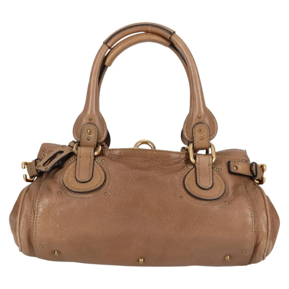 Vintage Chloe Paddington Veske - Beige Leather