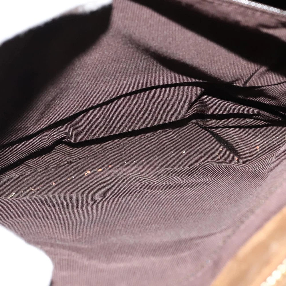 VINTAGE CHANEL BAG SUEDE BROWN
