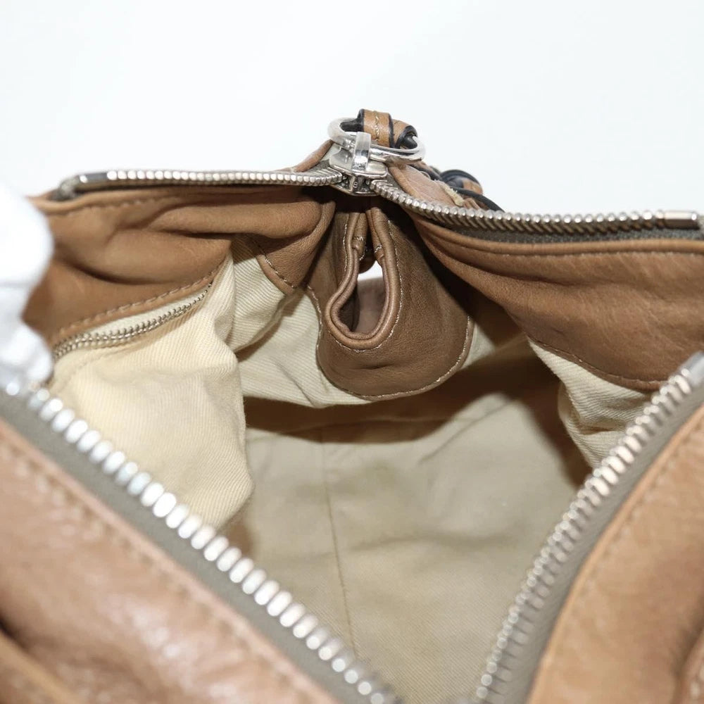 Vintage Chloe Paddington Veske - Beige Leather