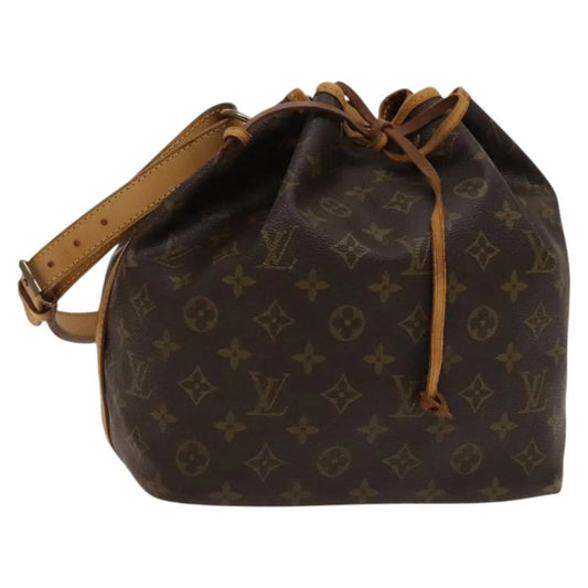 LOUIS VUITTON PETIT NOE BUCKET BAG MONOGRAM CANVAS