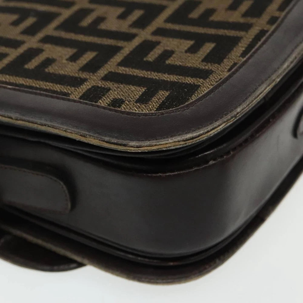 VINTAGE FENDI CROSSBODY BAG ZUCCA CANVAS