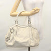 Gucci Sukey Bag - White Guccissima Leather