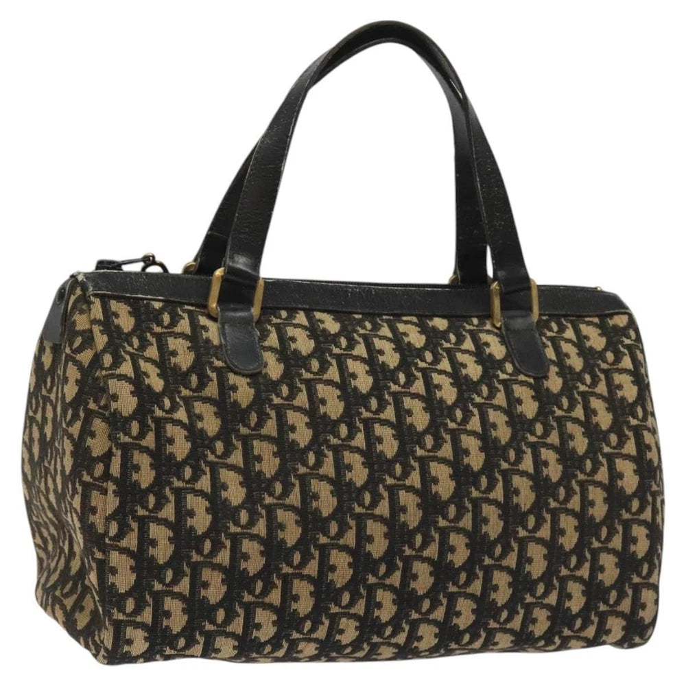 CHRISTIAN DIOR HANDBAG TROTTER CANVAS