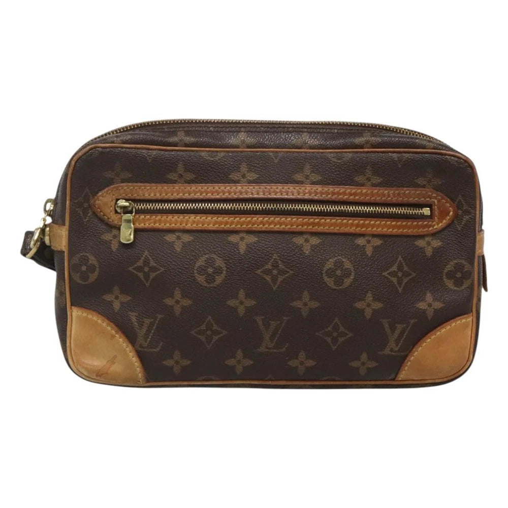 LOUIS VUITTON MARLY DRAGONNE GM CLUTCH MONOGRAM