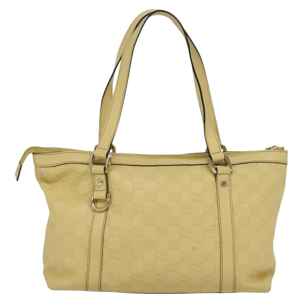 Gucci Guccissima Tote Bag - Yellow Leather