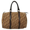 CHRISTIAN DIOR BOSTON BAG 30 TROTTER CANVAS