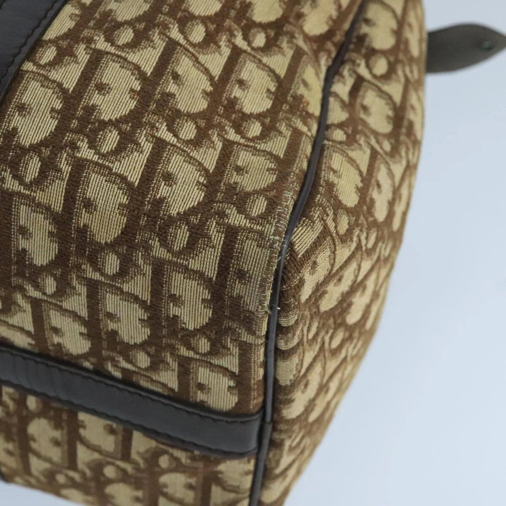 CHRISTIAN DIOR BOSTON BAG 30 TROTTER CANVAS