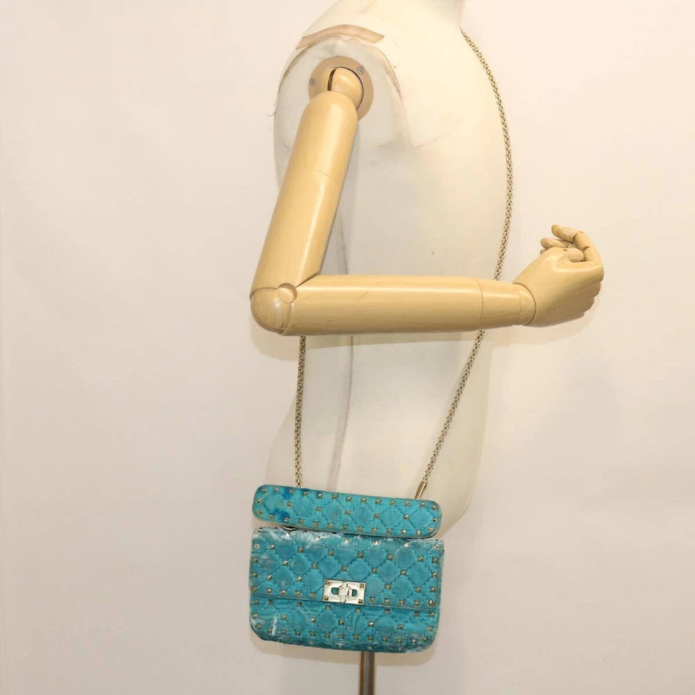VALENTINO QUILTED BAG VELOR LIGHT BLUE