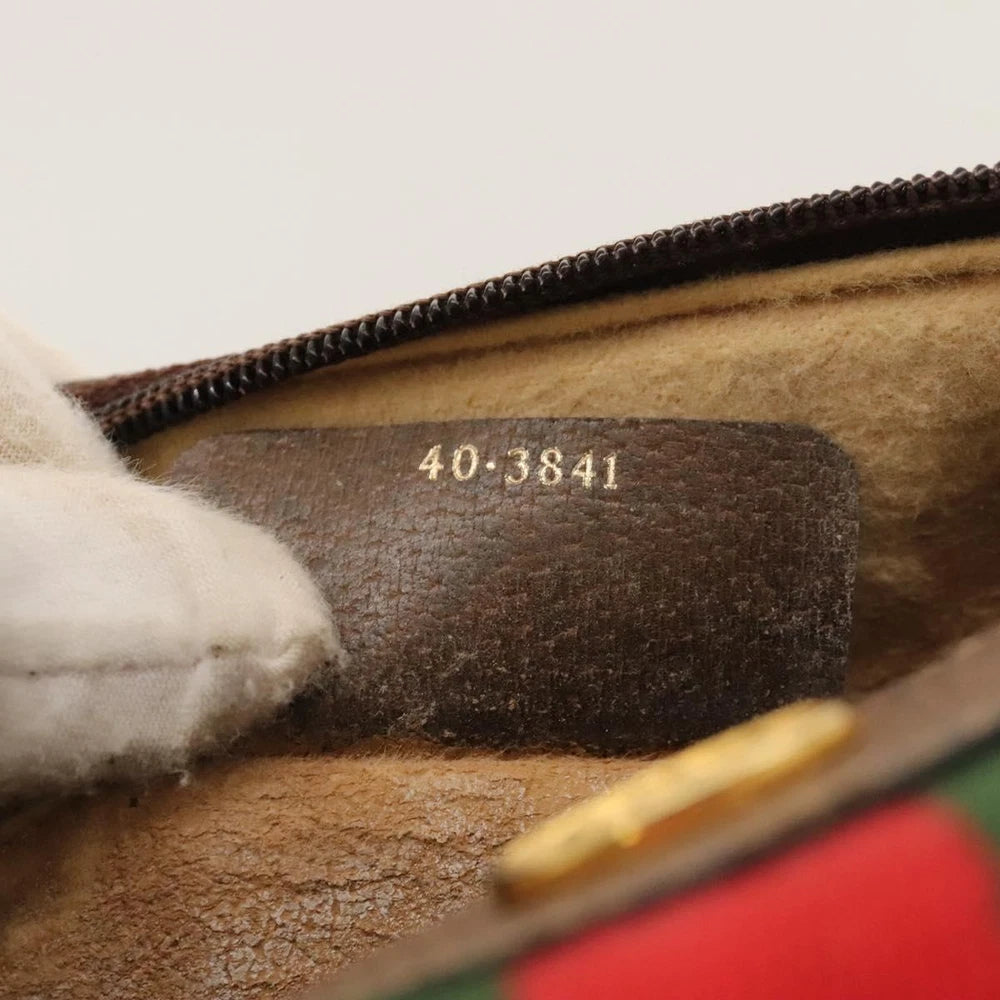 GUCCI BOSTON BAG GG SUPREME WEB SHERRY LINE