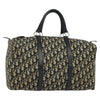 Vintage Dior Boston Bag 40 - Navy Trotter Canvas