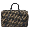 CHRISTIAN DIOR BOSTON BAG 40 TROTTER CANVAS