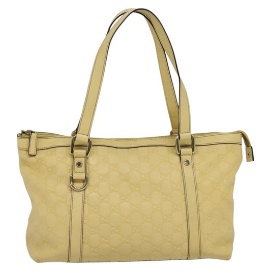 Gucci Guccissima Tote Bag - Yellow Leather