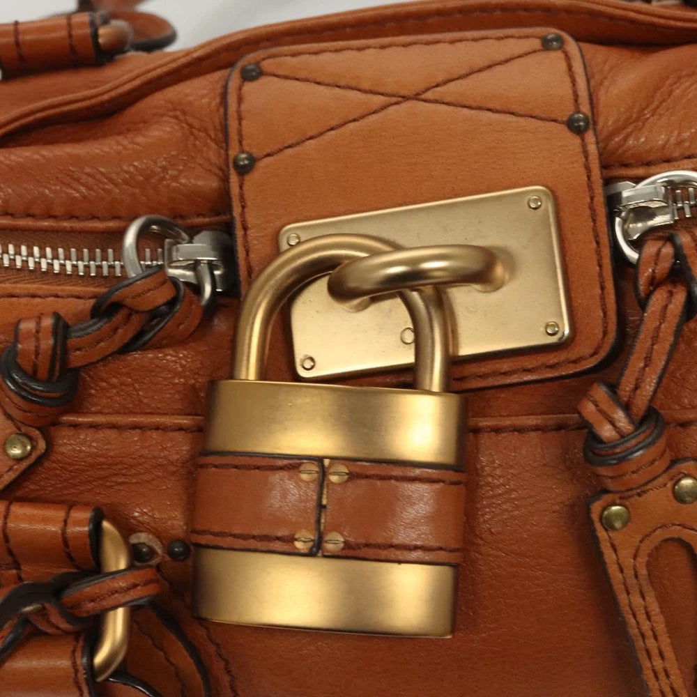 Vintage Chloe Paddington Bag Brun - Leather