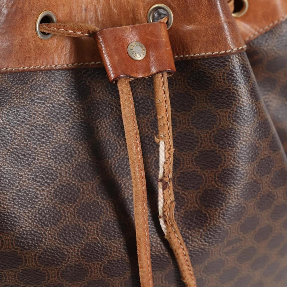 Celine Bucket Bag - Macadam Canvas