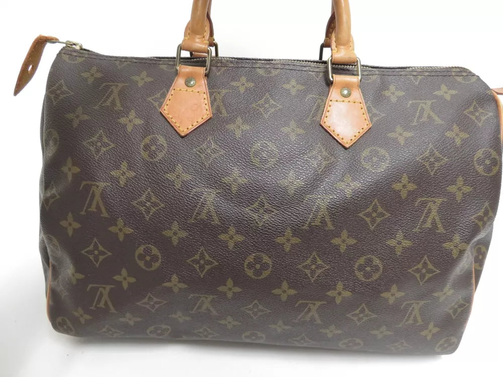 LOUIS VUITTON SPEEDY 35 BAG MONOGRAM CANVAS