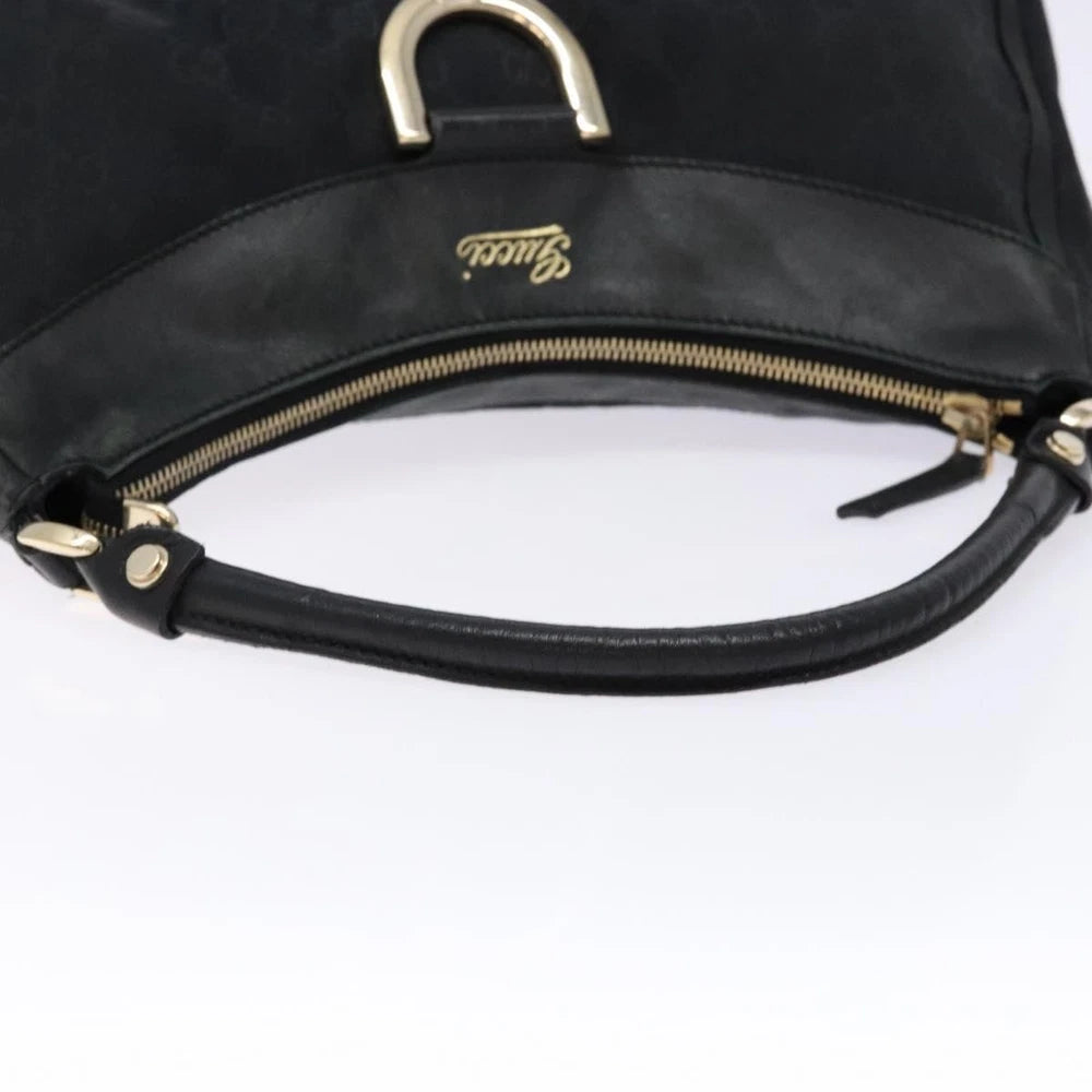 Gucci Abbey Bag - Black GG Canvas