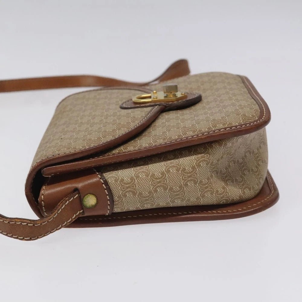 CELINE SHOULDER BAG MACADAM CANVAS