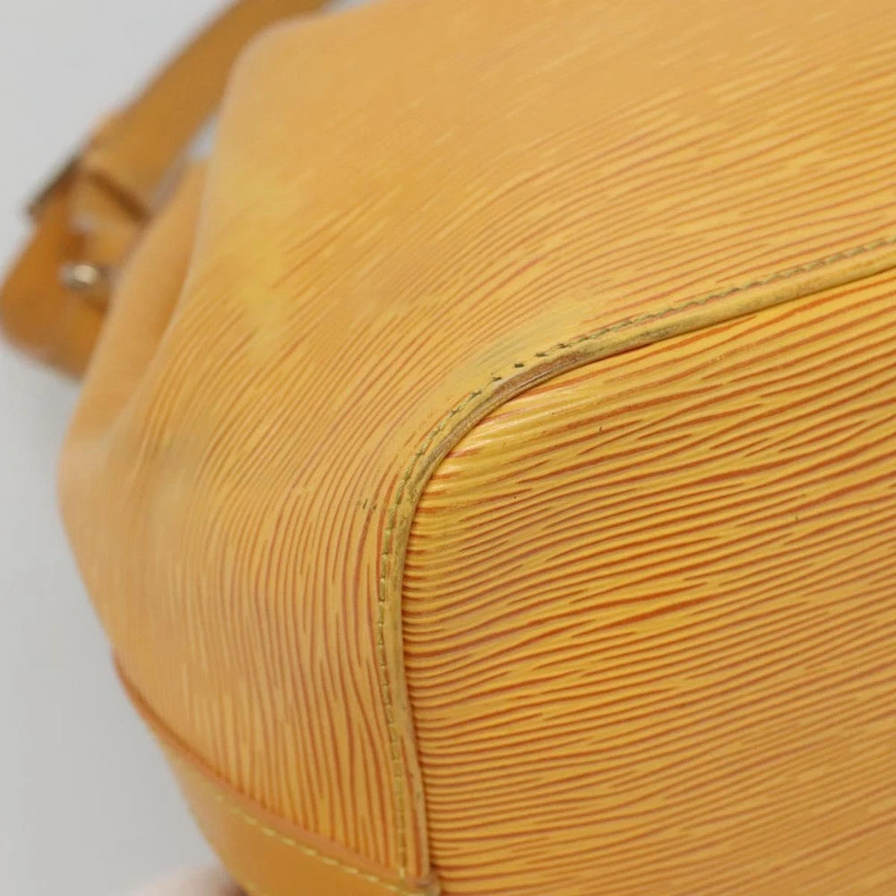 LOUIS VUITTON PETIT NOE BAG EPI LEATHER YELLOW