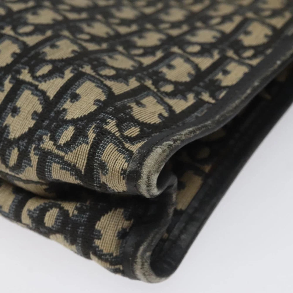 CHRISTIAN DIOR CLUTCH TROTTER CANVAS