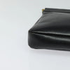 VINTAGE CELINE CLUTCH BLACK LEATHER