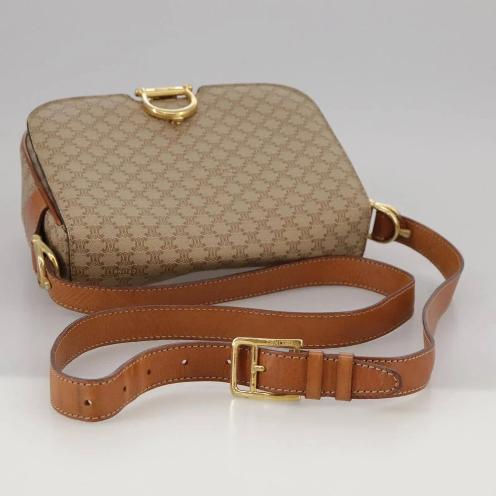 CELINE SHOULDER BAG MACADAM CANVAS