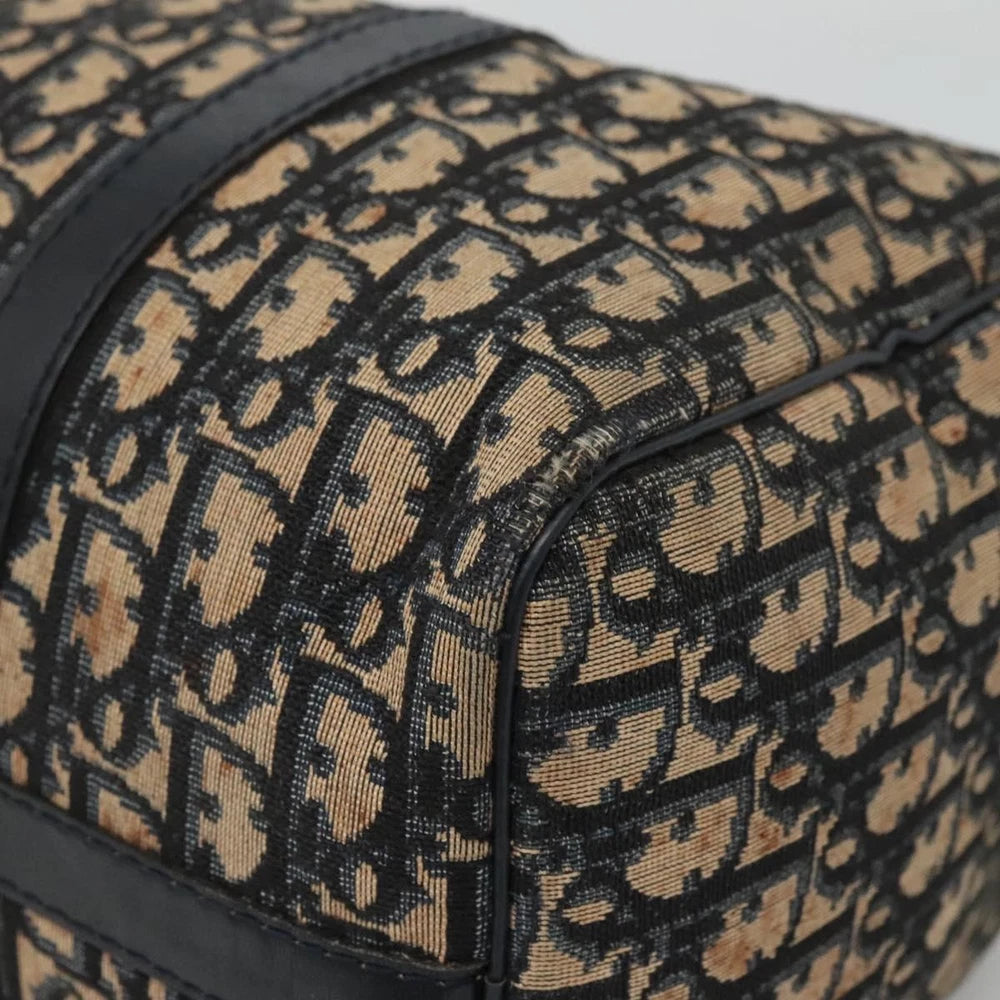 CHRISTIAN DIOR BOSTON BAG 30 TROTTER CANVAS