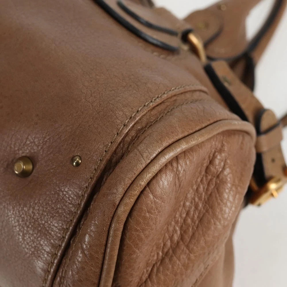 Vintage Chloe Paddington Veske - Beige Leather