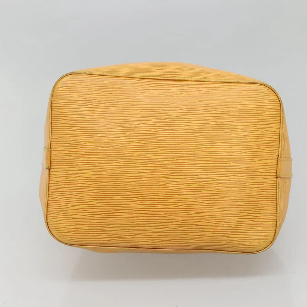 LOUIS VUITTON PETIT NOE BAG EPI LEATHER YELLOW