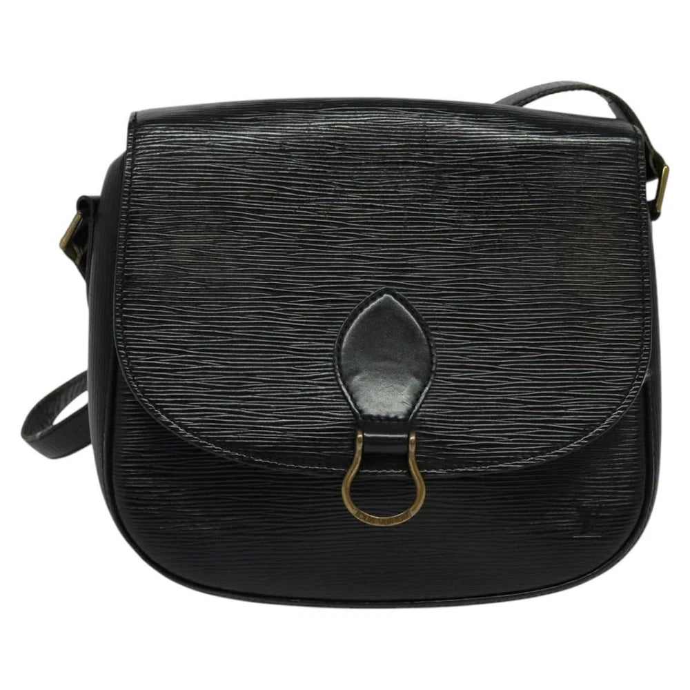 LOUIS VUITTON SAINT CLOUD GM BAG BLACK EPI LEATHER