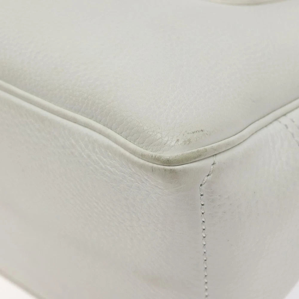 Celine Boogie Bag - White Leather