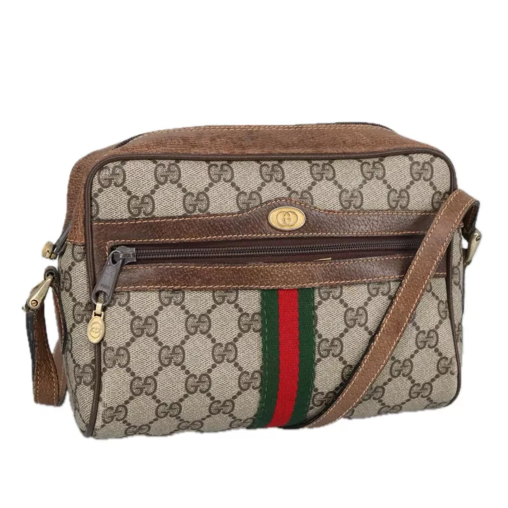 GUCCI SUPREME SHOULDER BAG GG CANVAS