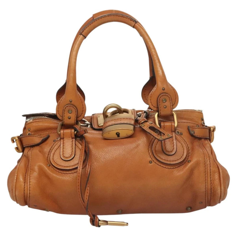 Vintage Chloe Paddington Bag Brun - Leather