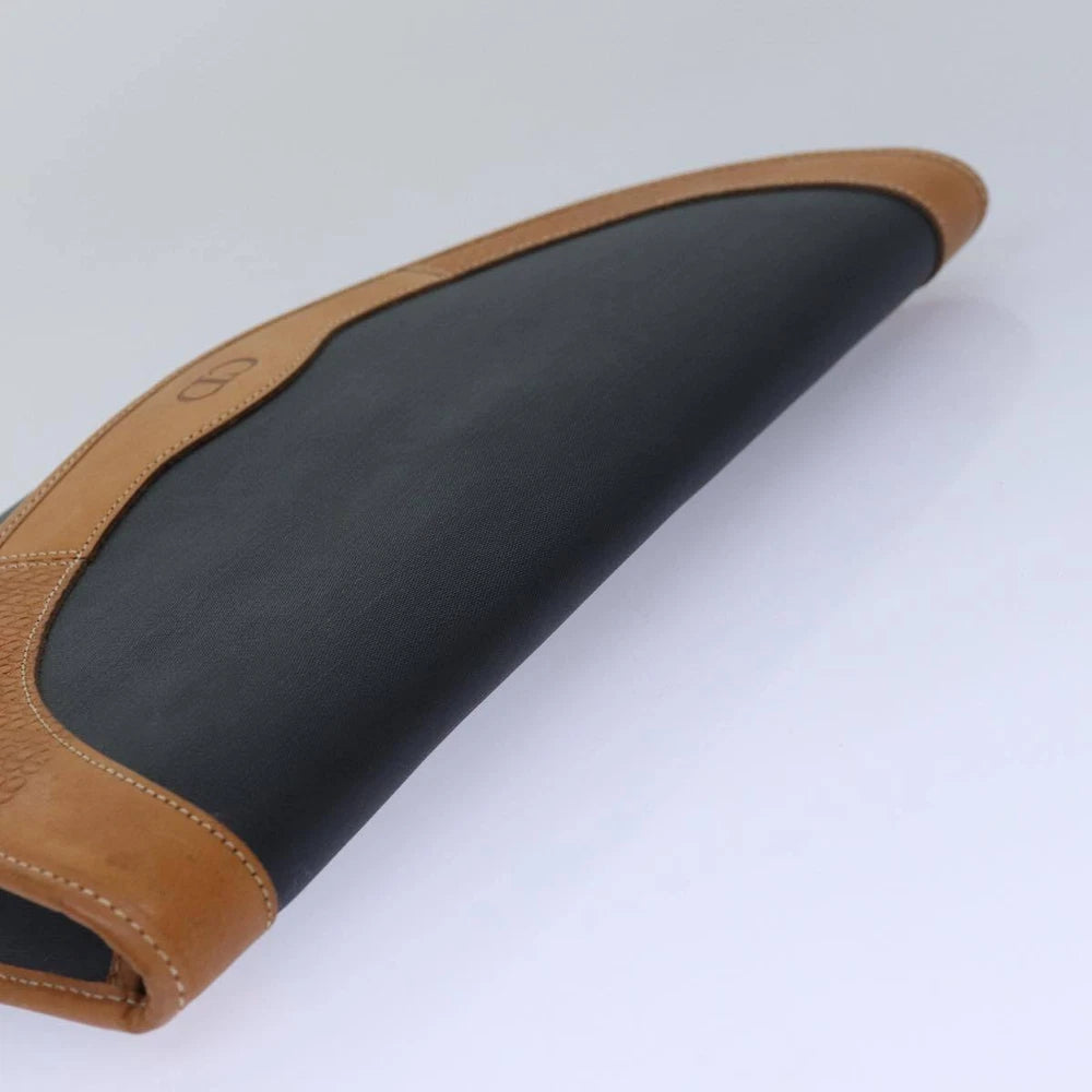 CHRISTIAN DIOR CLUTCH BLACK NYLON