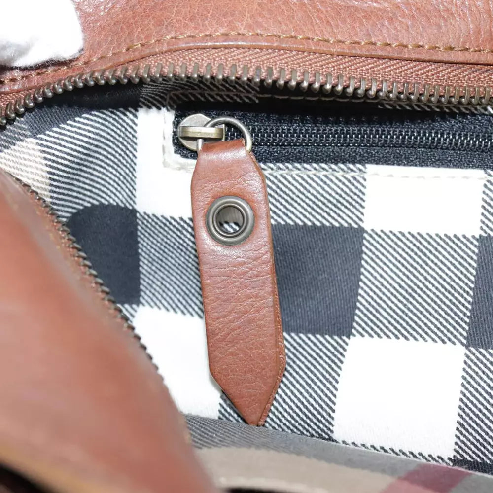 BURBERRY CANVAS SHOULDER BAG