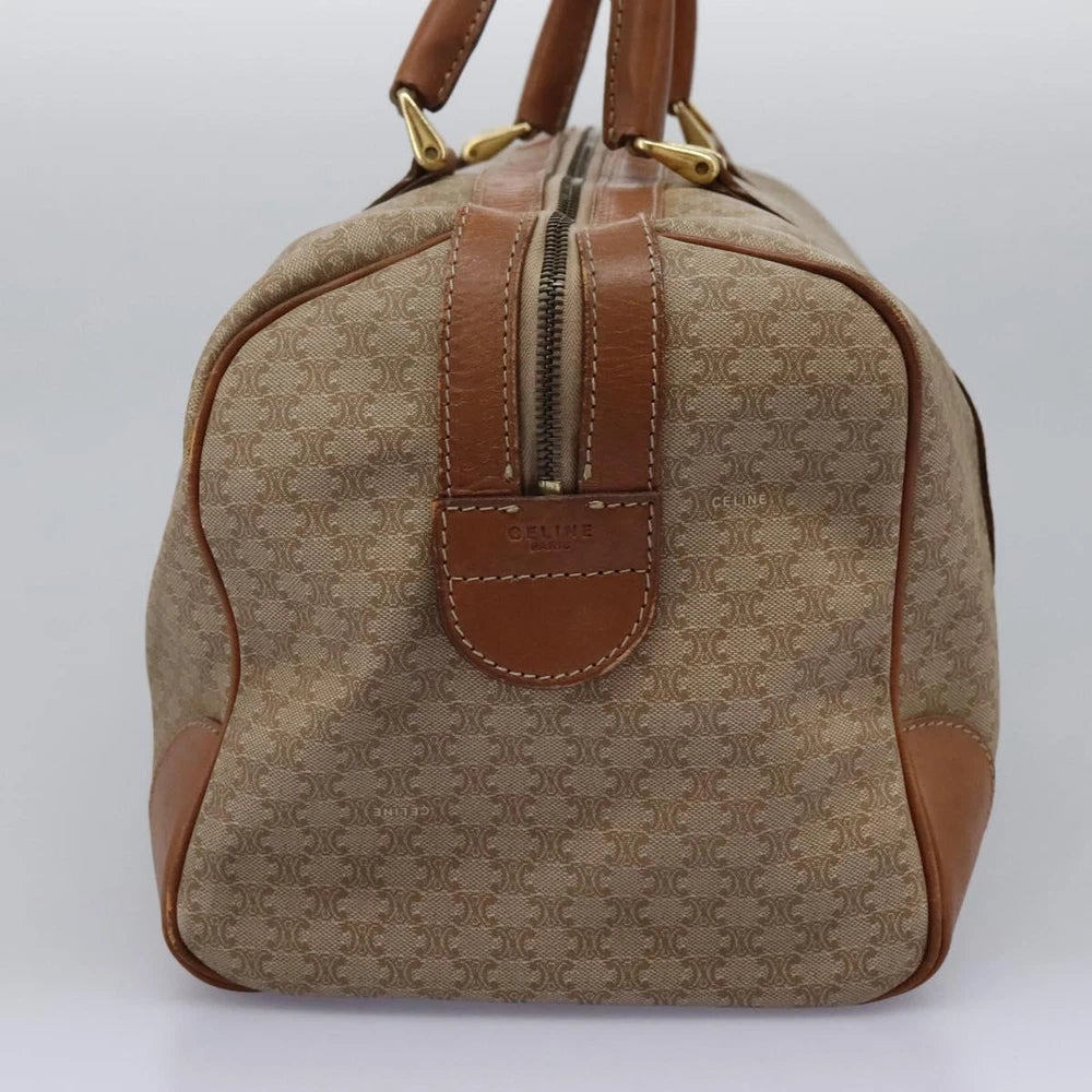 CELINE BOSTON BAG MACADAM CANVAS