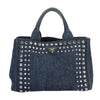 PRADA BIJOUX CANAPA BAG DENIM