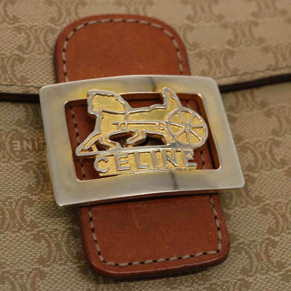 CELINE HORSE CARRIAGE BAG MACADAM CANAVS