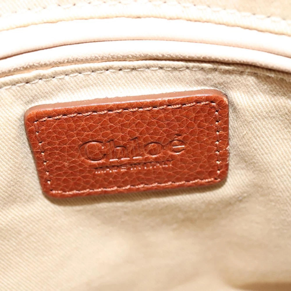 CHLOE PARATY BAG BROWN LEATHER