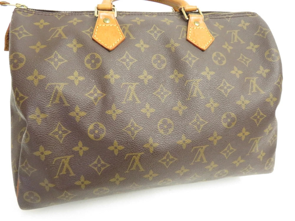 LOUIS VUITTON SPEEDY 35 BAG MONOGRAM CANVAS
