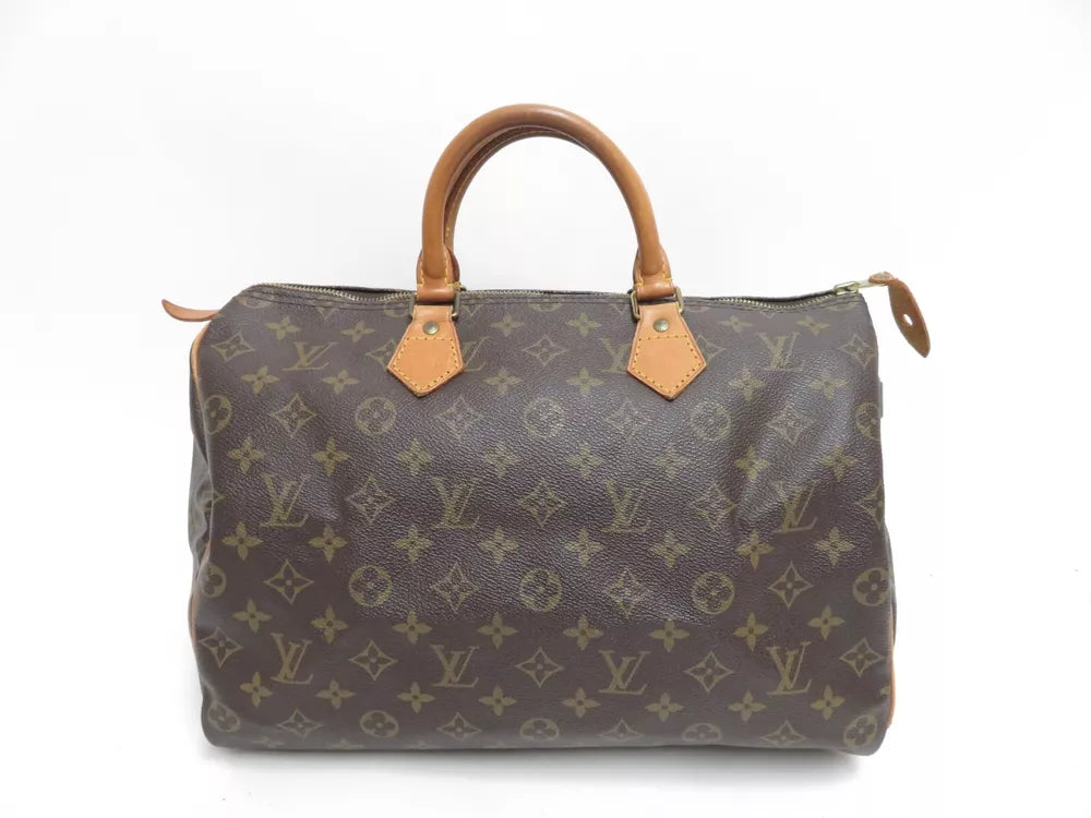 LOUIS VUITTON SPEEDY 35 BAG MONOGRAM CANVAS