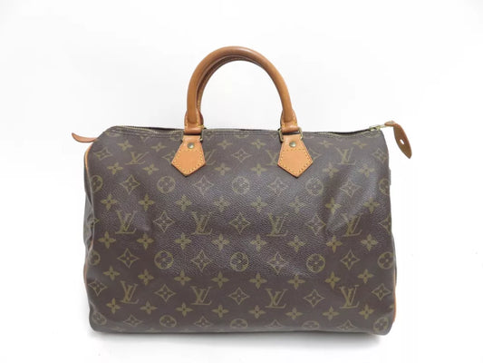 LOUIS VUITTON SPEEDY 35 BAG MONOGRAM CANVAS