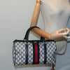 GUCCI SHERRY LINE BOSTON BAG GG CANVAS