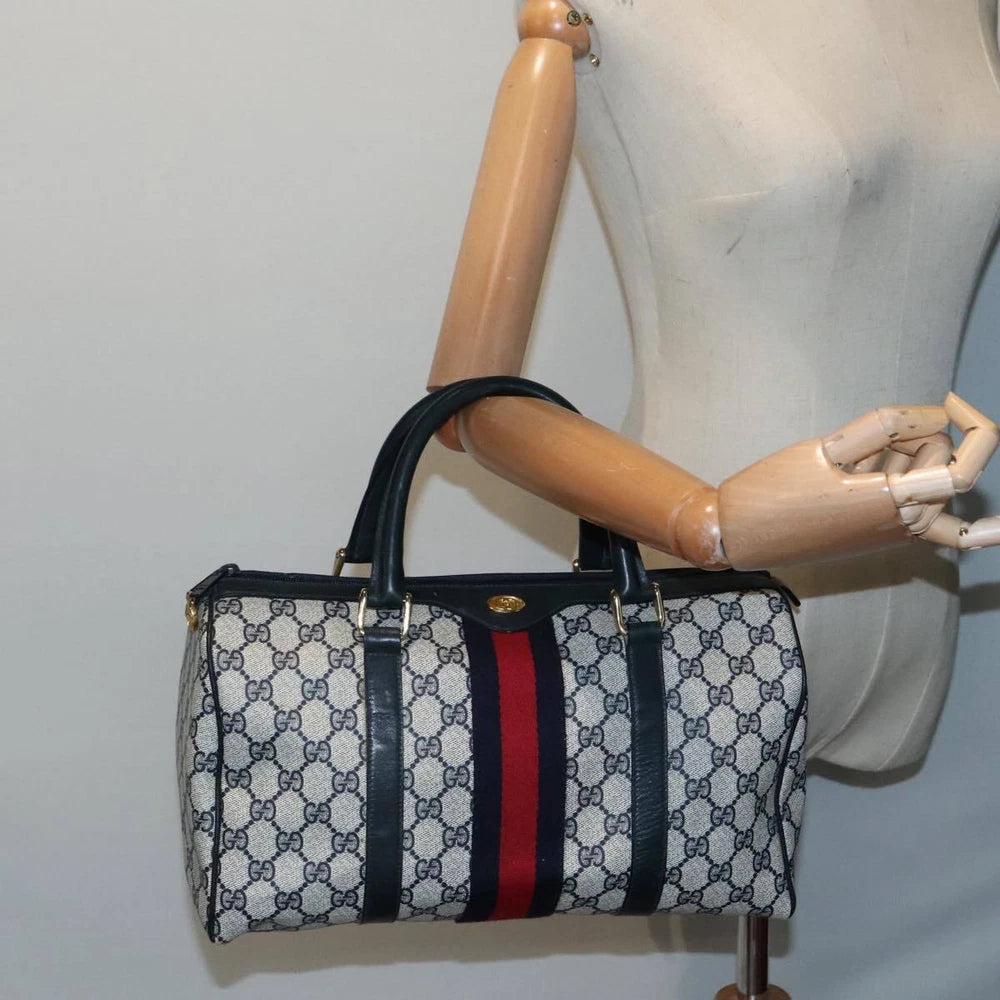 GUCCI SHERRY LINE BOSTON BAG GG CANVAS