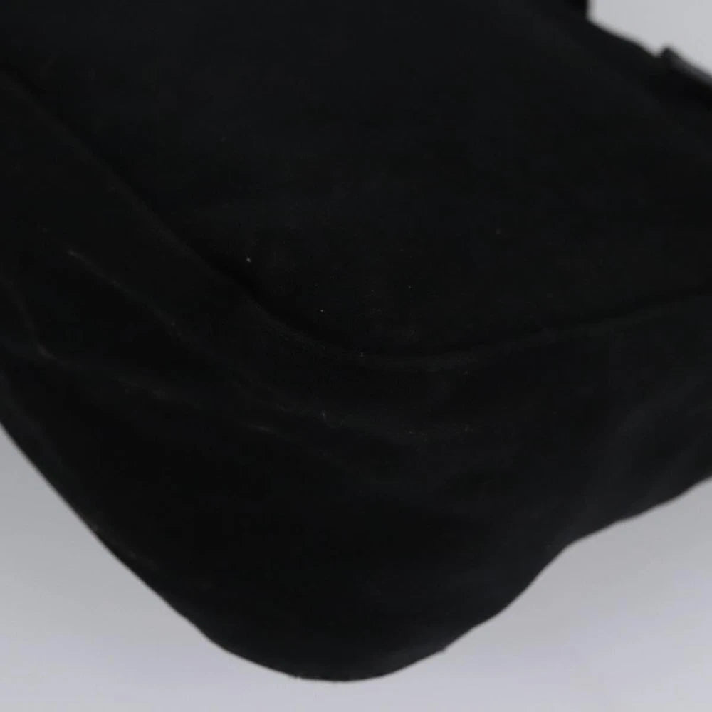 FENDI SHOULDER BAG BLACK NYLON