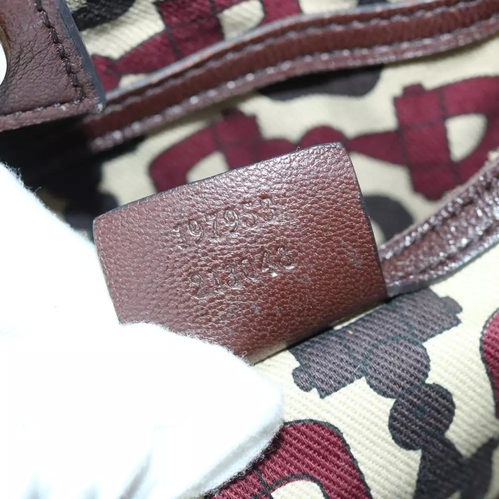 GUCCI GUCCISSIMA SHOULDER BAG GG CANVAS