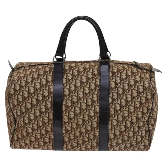 CHRISTIAN DIOR BOSTON BAG TROTTER CANVAS