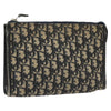 CHRISTIAN DIOR CLUTCH TROTTER CANVAS