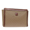CELINE CLUTCH MACADAM CANVAS